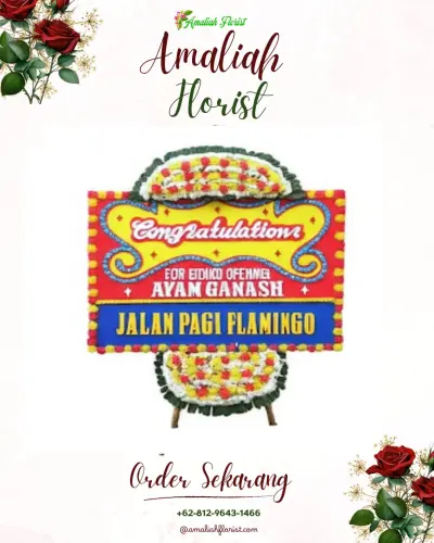 Bunga Papan Congratulation di Kebon Bawang